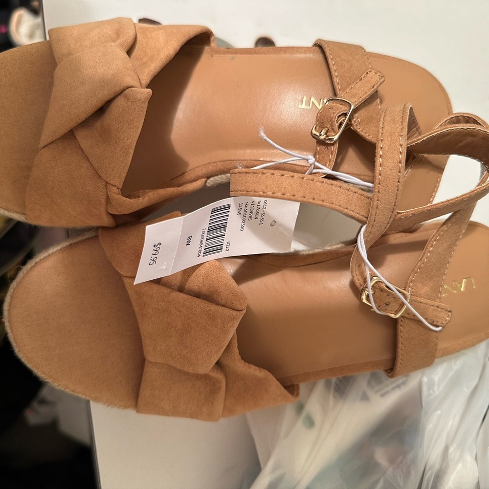 Brown wedge heel from Lane Bryant size 8